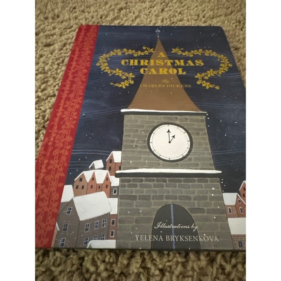 New A Christmas Carol by Charles Dickens Illustrated Holiday Book - Picture 2 of 7